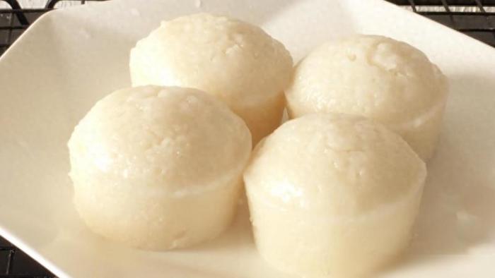 米糕與米飯對比