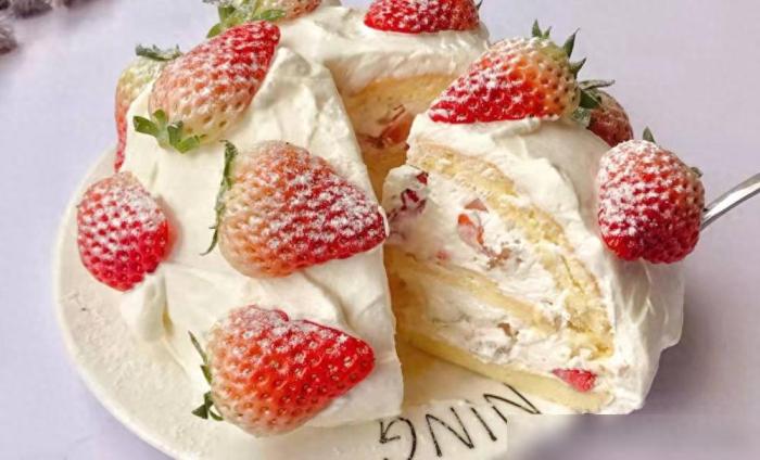 蛋糕製作示意圖